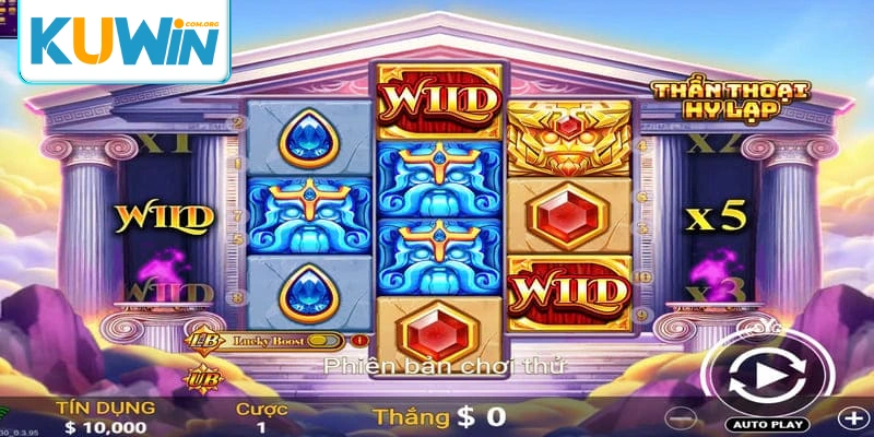 Quay hũ Thần Thoại Hy Lạp có quỹ Jackpot khủng